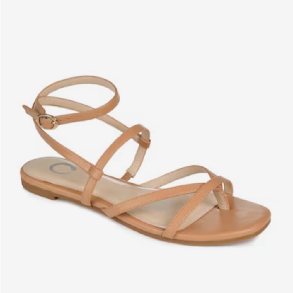 Brand New Journee Collection Nude Sandals Size 10